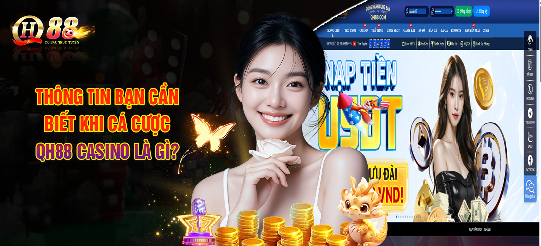 QH88 - Link Vào Nhà Cái QH88.COM Mới Nhất 1 Thông Tin Bạn Cần Biết Khi Cá Cược QH88 Casino Là Gì?